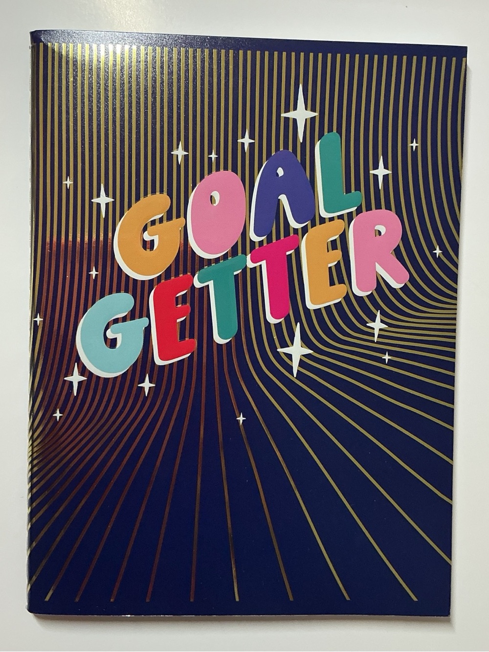 “Goal Getter” & Spiral Color Splash Notebook Set w/Gel Pen & Pencil - nwot - Picture 2 of 6
